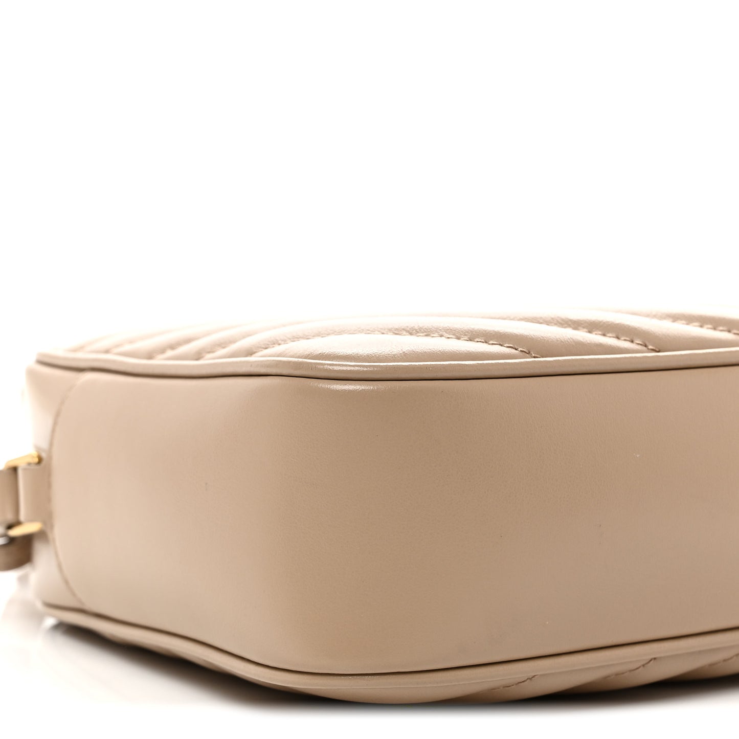 Calfskin Matelasse Monogram Lou Camera Bag Dark Beige