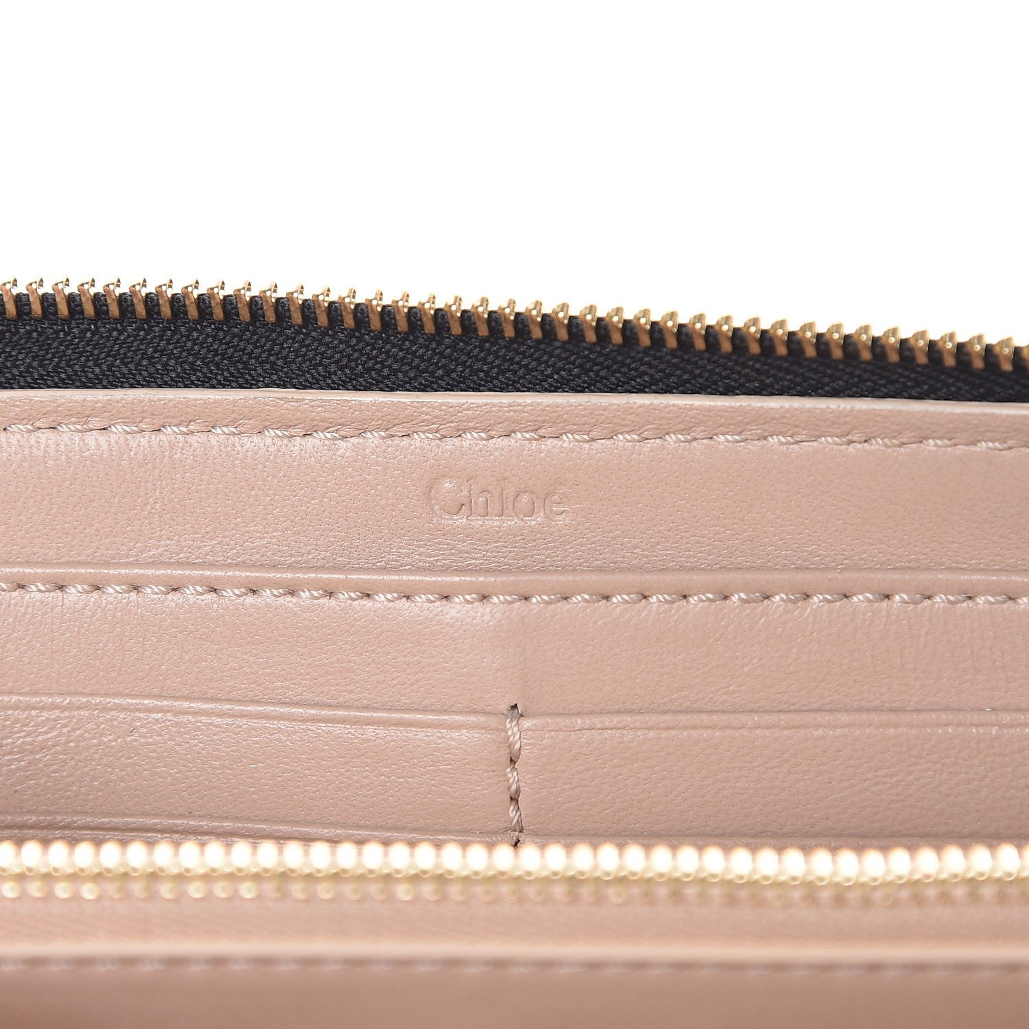 Chloe Grained Calfskin Marcie Long Zip Around Wallet Black 7 of 10