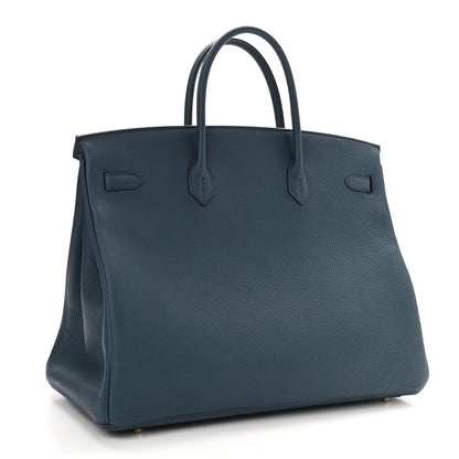 Hermes Togo Birkin 40 Bleu De Prusse 3 of 10