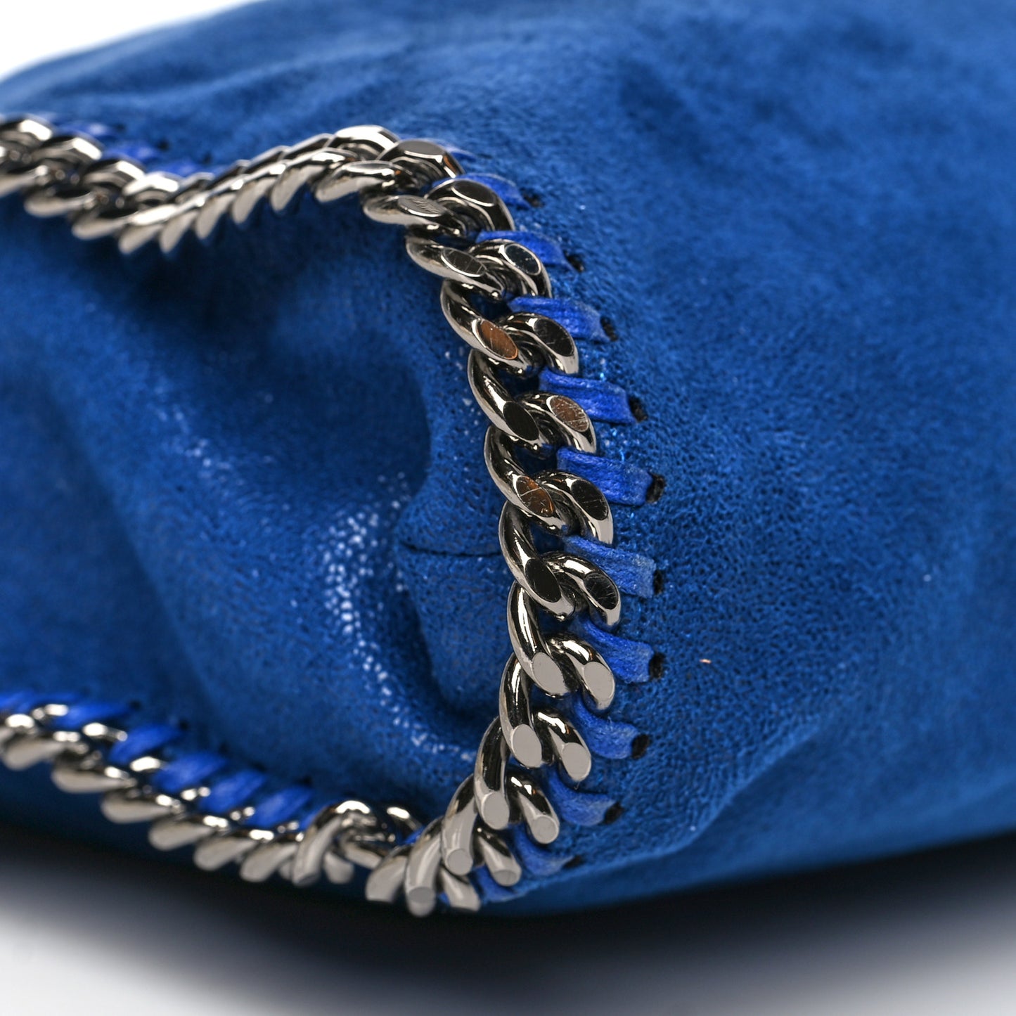Shaggy Deer Small Falabella Tote Royal Blue