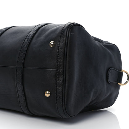 Gucci Calfskin Microguccissima Trim Medium Boston Black 10 of 14