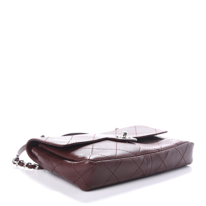 Chanel Lambskin Orient Express Flap Burgundy 4 of 10