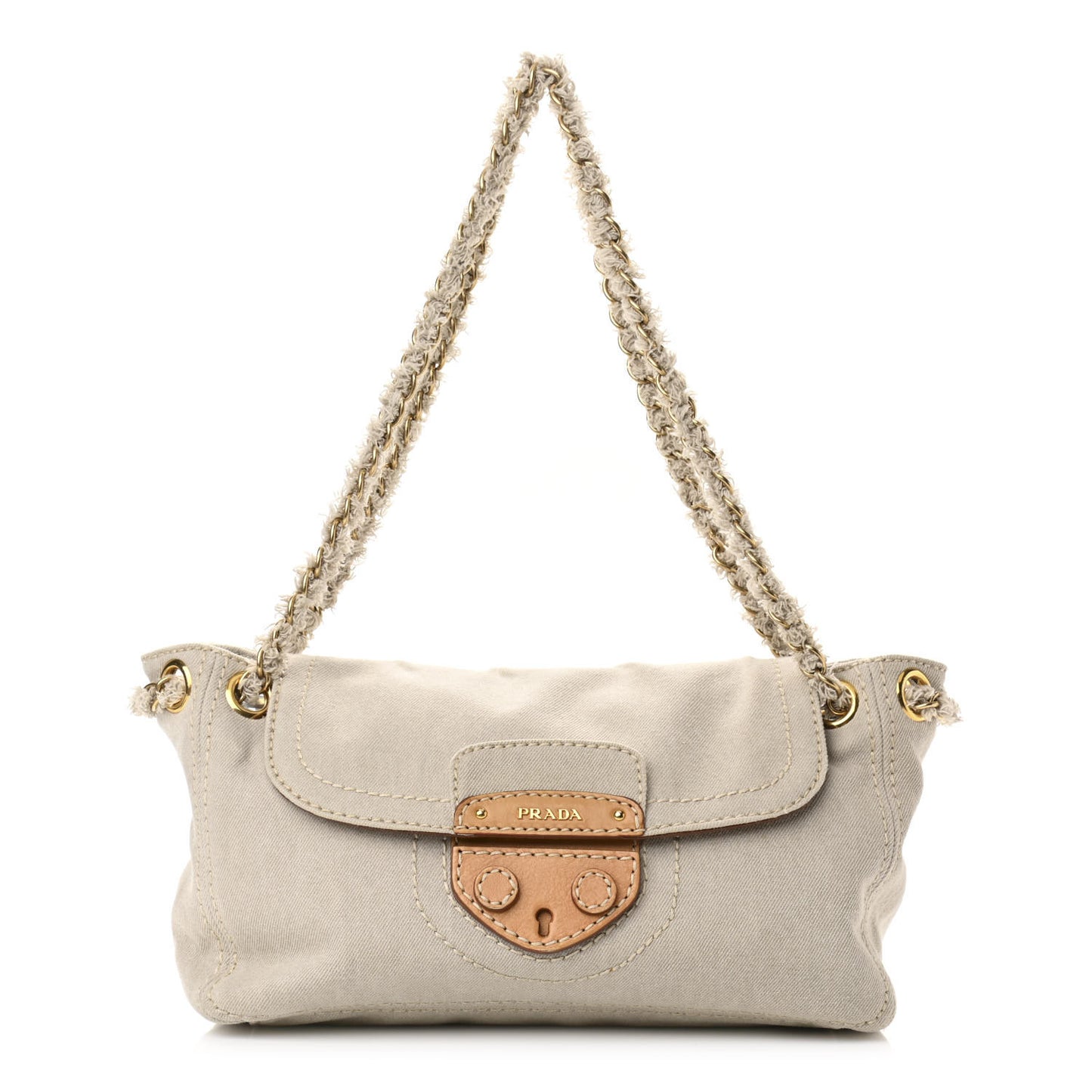 Denim Pattina Sottospalla Canvas Shoulder Bag Corda