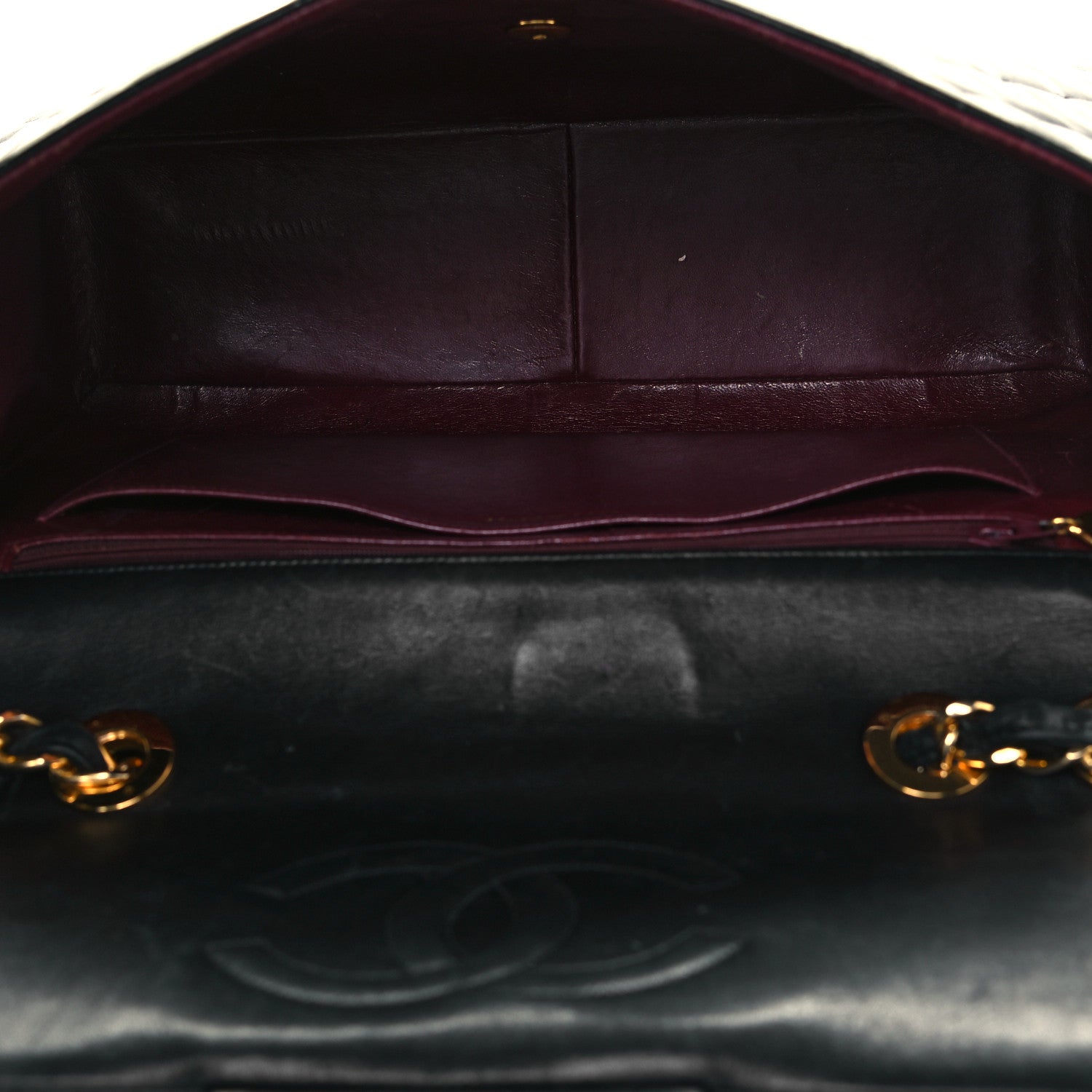 Chanel Lambskin Quilted XL Jumbo Single Flap Black 9 of 23
