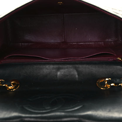 Chanel Lambskin Quilted XL Jumbo Single Flap Black 9 of 23