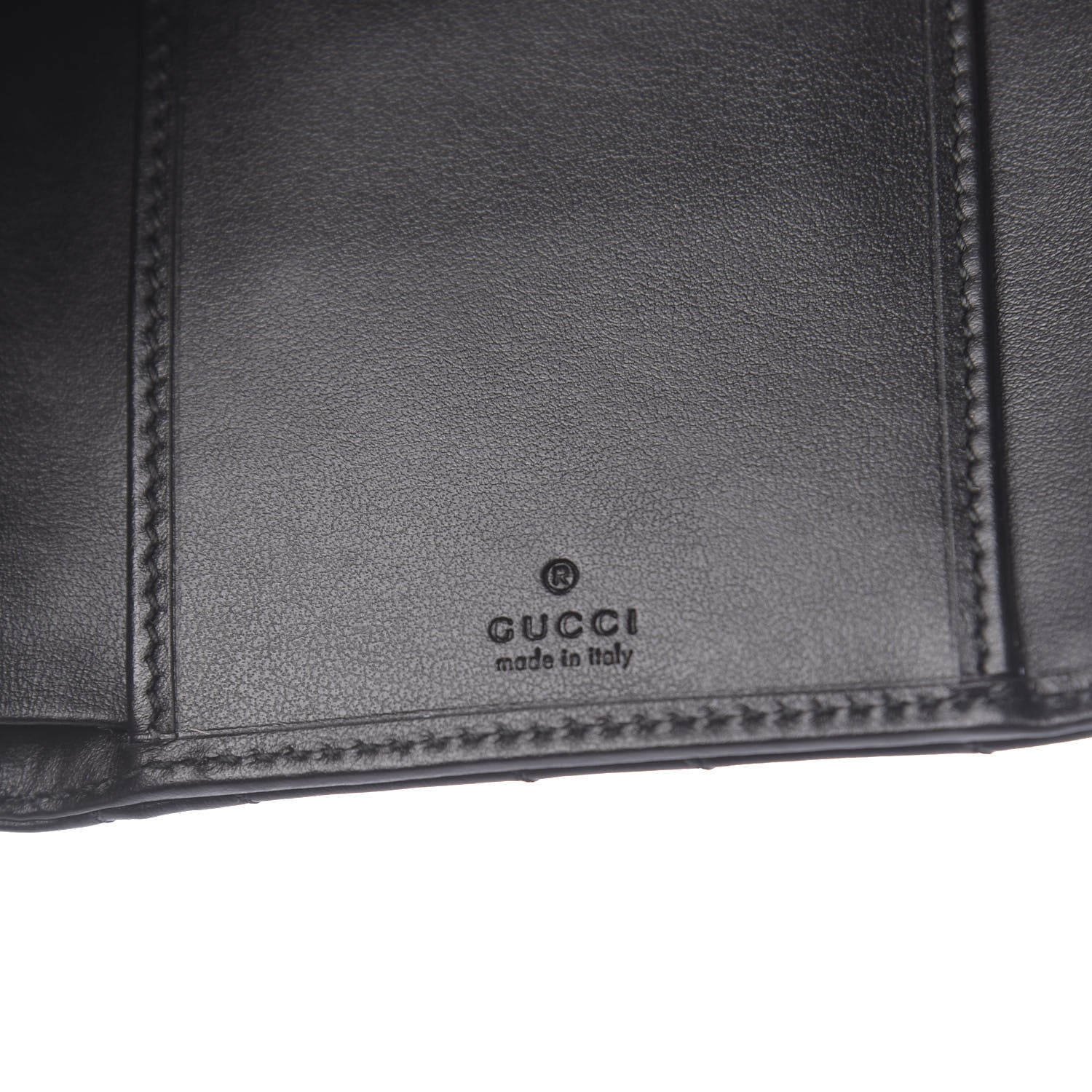 Gucci Calfskin Matelasse GG Marmont Wallet Black 6 of 8