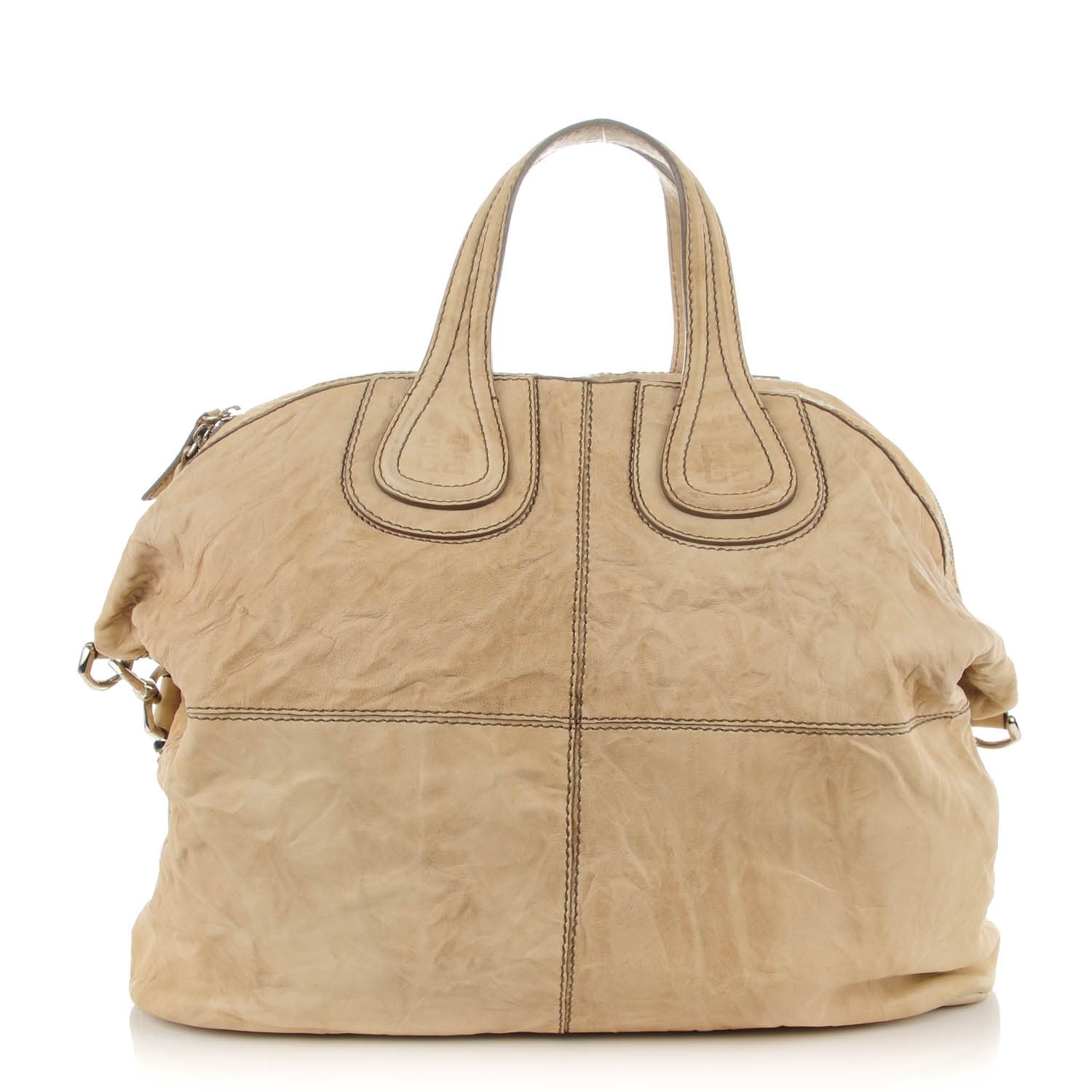 Givenchy Wrinkled Lambskin Large Nightingale Beige 1 of 10