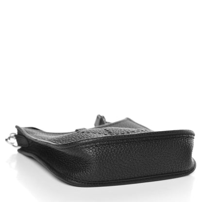 Hermes Taurillon Clemence Evelyne TPM Black 4 of 10