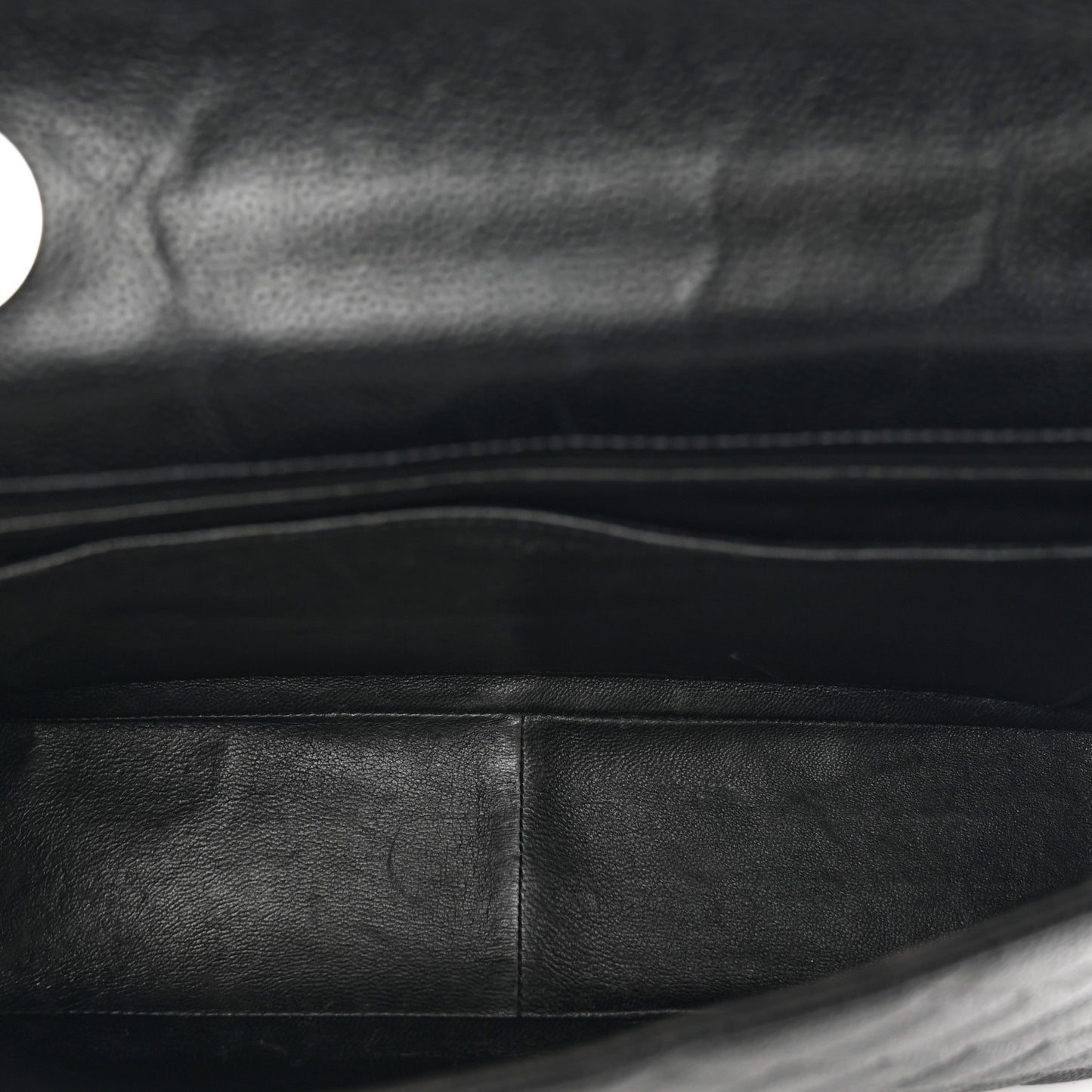 Caviar Jumbo Single Flap Black