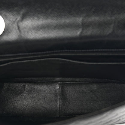 Chanel Caviar Jumbo Single Flap Black 6 of 11