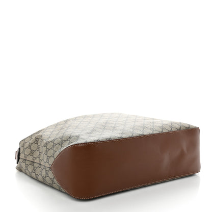 Gucci GG Supreme Monogram Large Linea A Hobo Light Brown 4 of 10