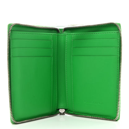 Bottega Veneta Nappa Maxi Intrecciato Zip Around Wallet Parakeet 5 of 7