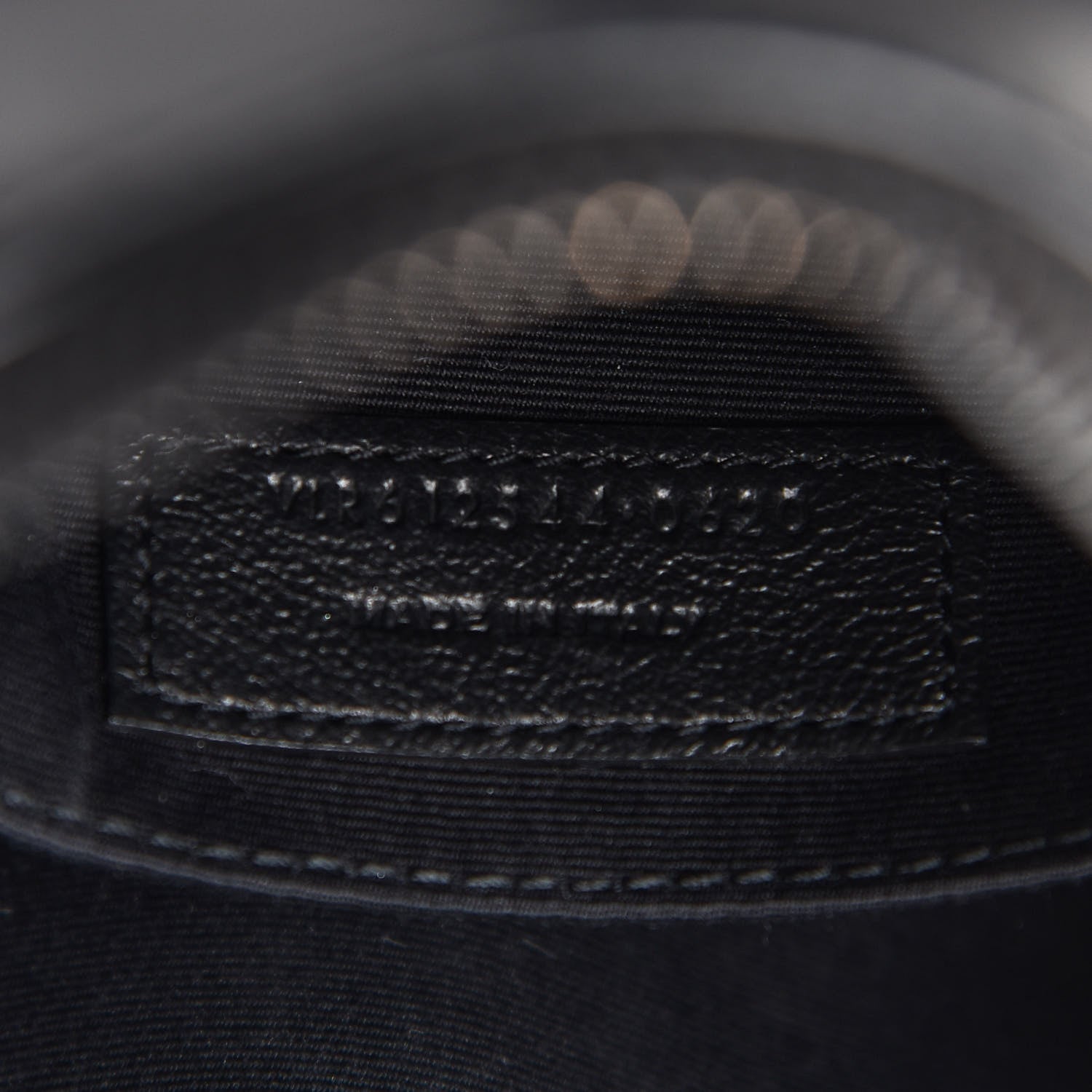Saint Laurent Calfskin Matelasse Monogram Lou Camera Bag Black 7 of 11