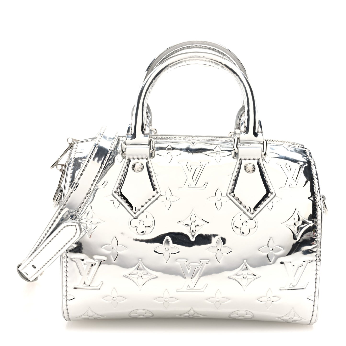 Monogram Miroir Speedy Bandouliere 20 Silver