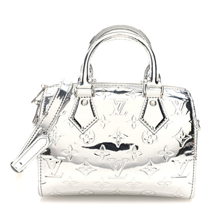 Louis Vuitton Monogram Miroir Speedy Bandouliere 20 Silver 1 of 9
