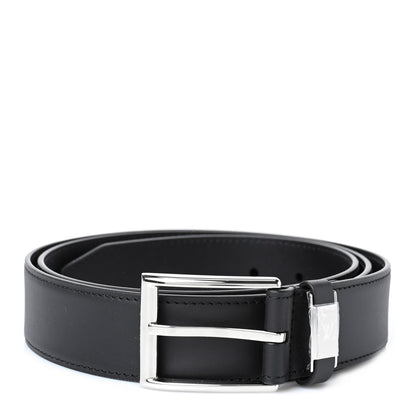 Louis Vuitton Calfskin 35mm Pont Neuf Belt 110 44 Black 1 of 4