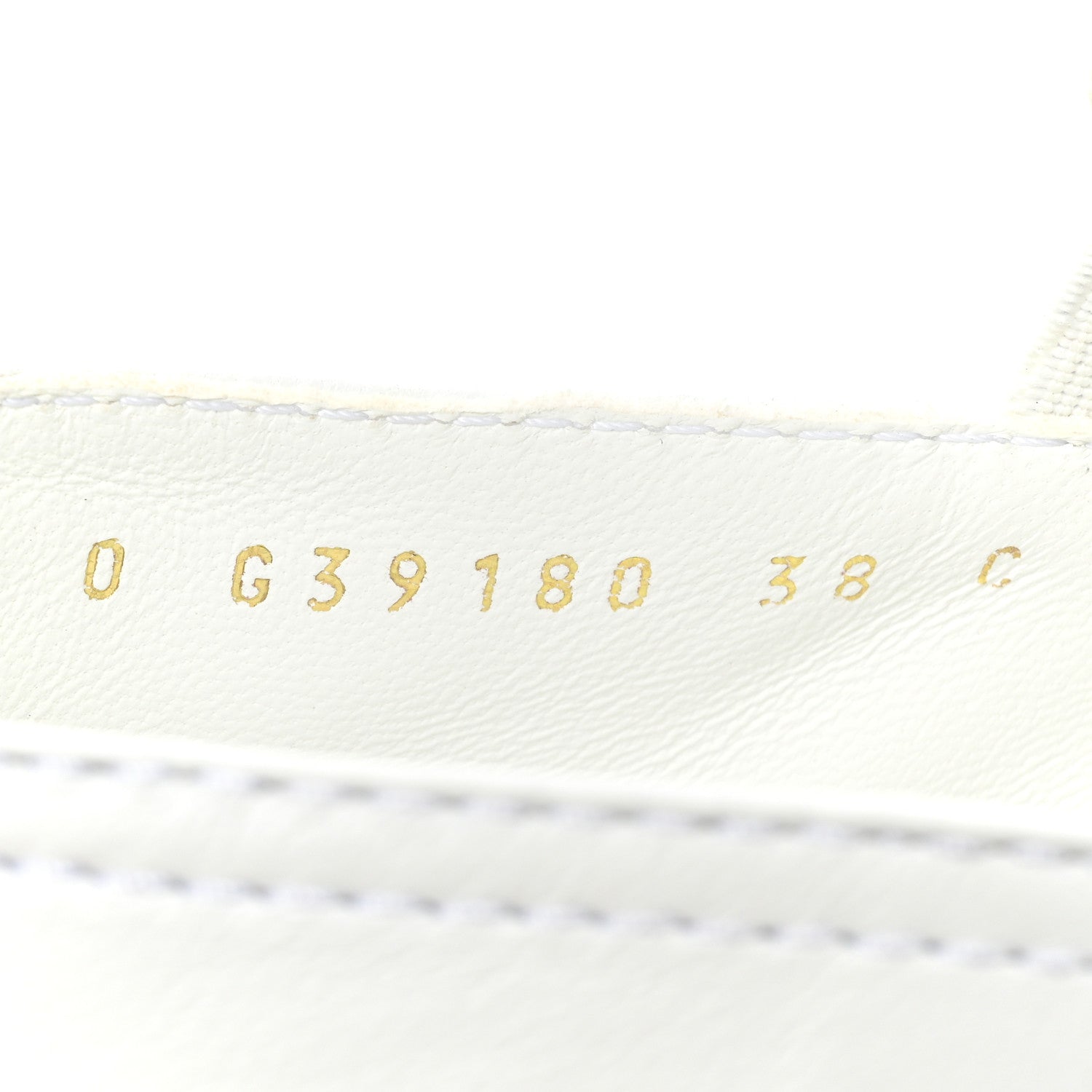 Chanel Lambskin Quilted Womens CC Stroll Sneakers 38 White 9 of 9