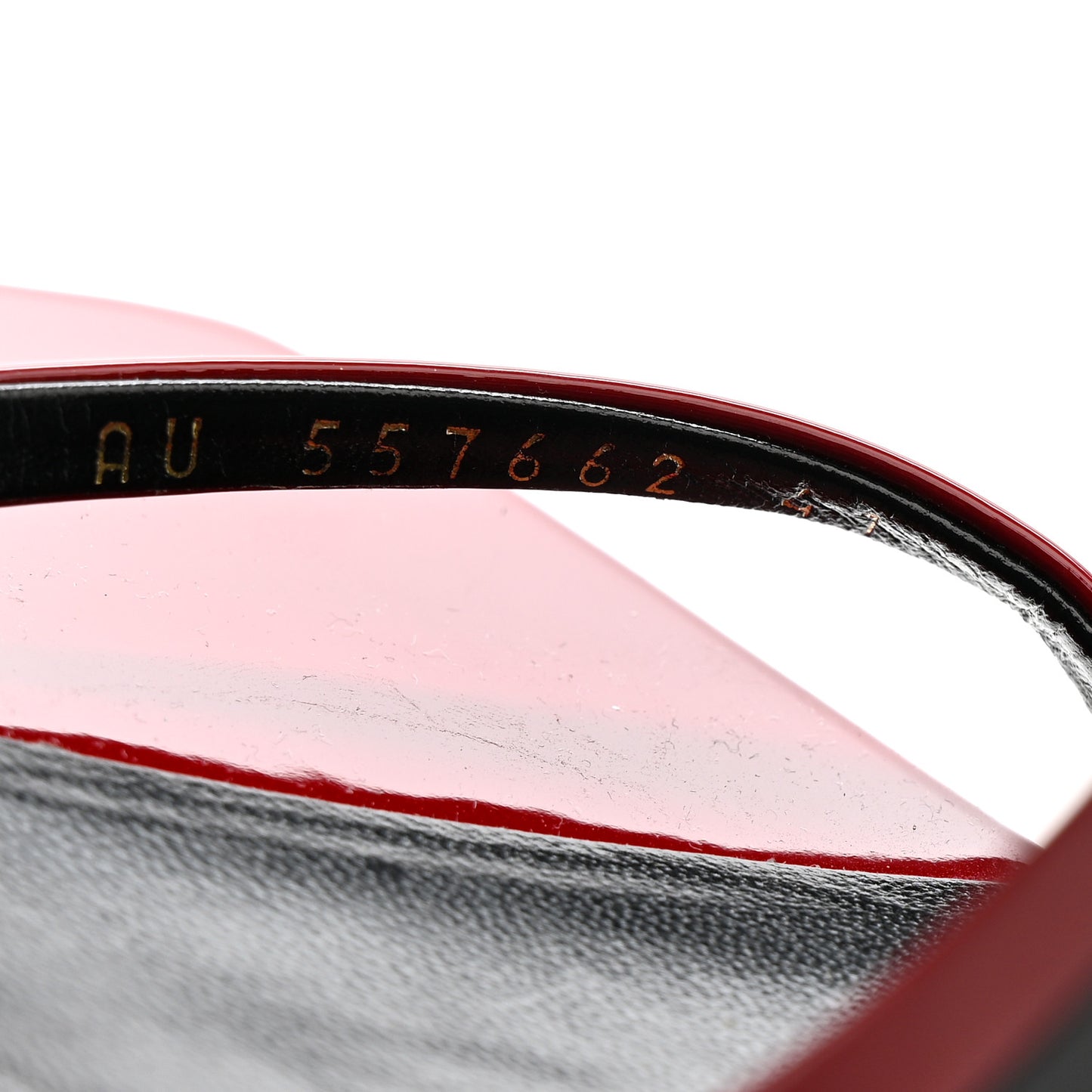Patent Calfskin Opyum 110 Sandals 41 Red