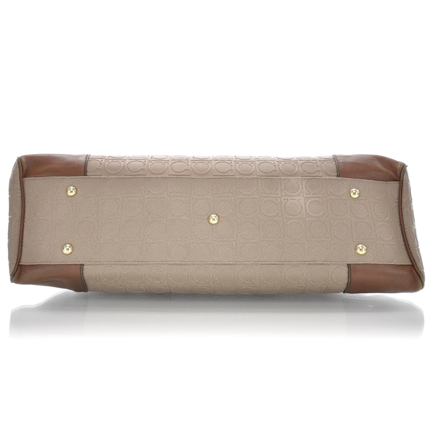 SALVATOREFERRAGAMOGanciniEmbossedSatchel