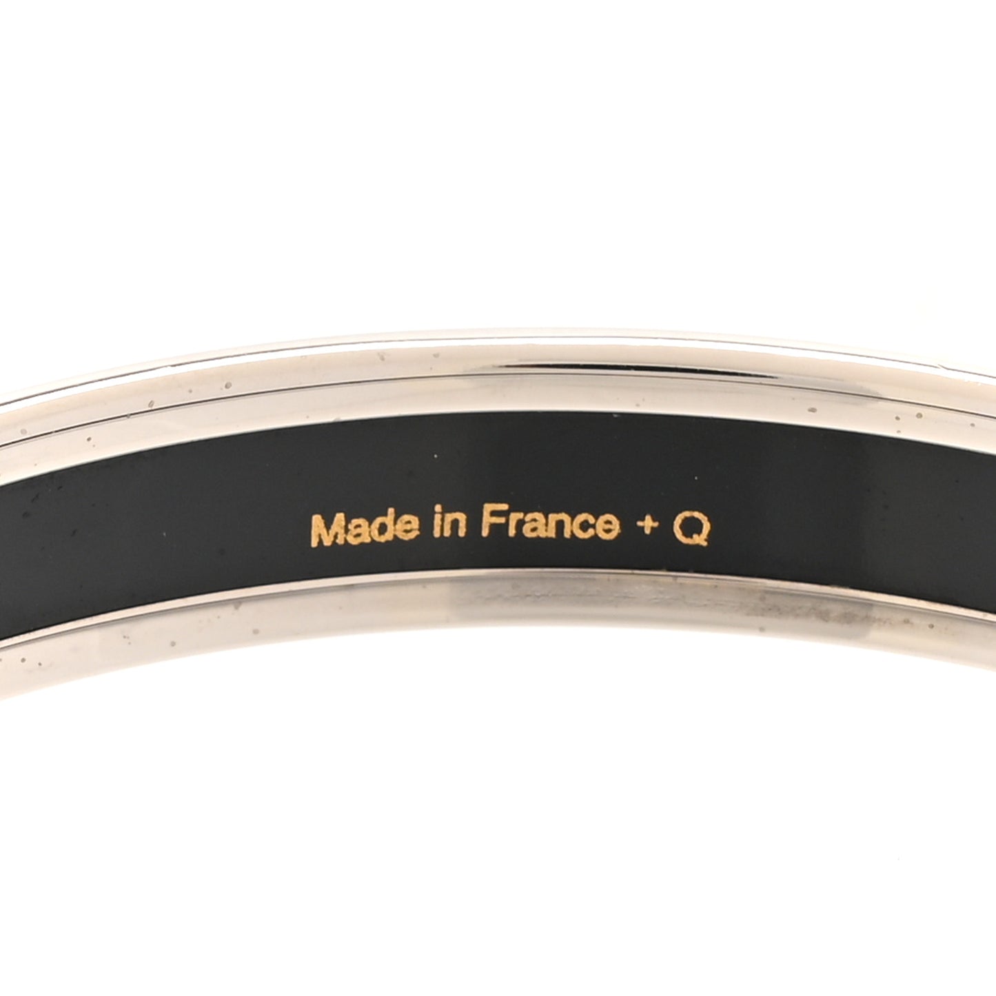 Enamel Printed Narrow Caleche Bracelet 65 Rouge H