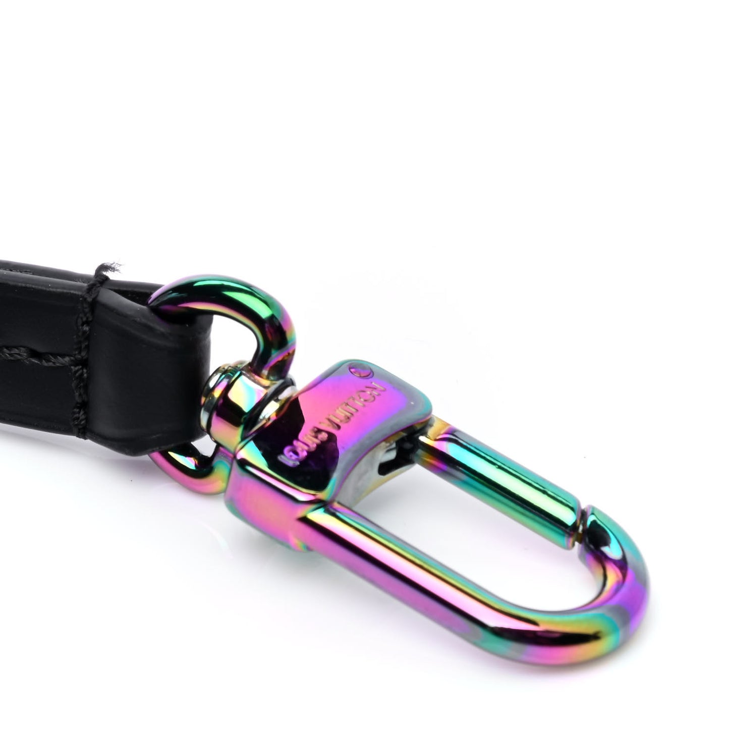 Calfskin Pochette Accessories Strap Black