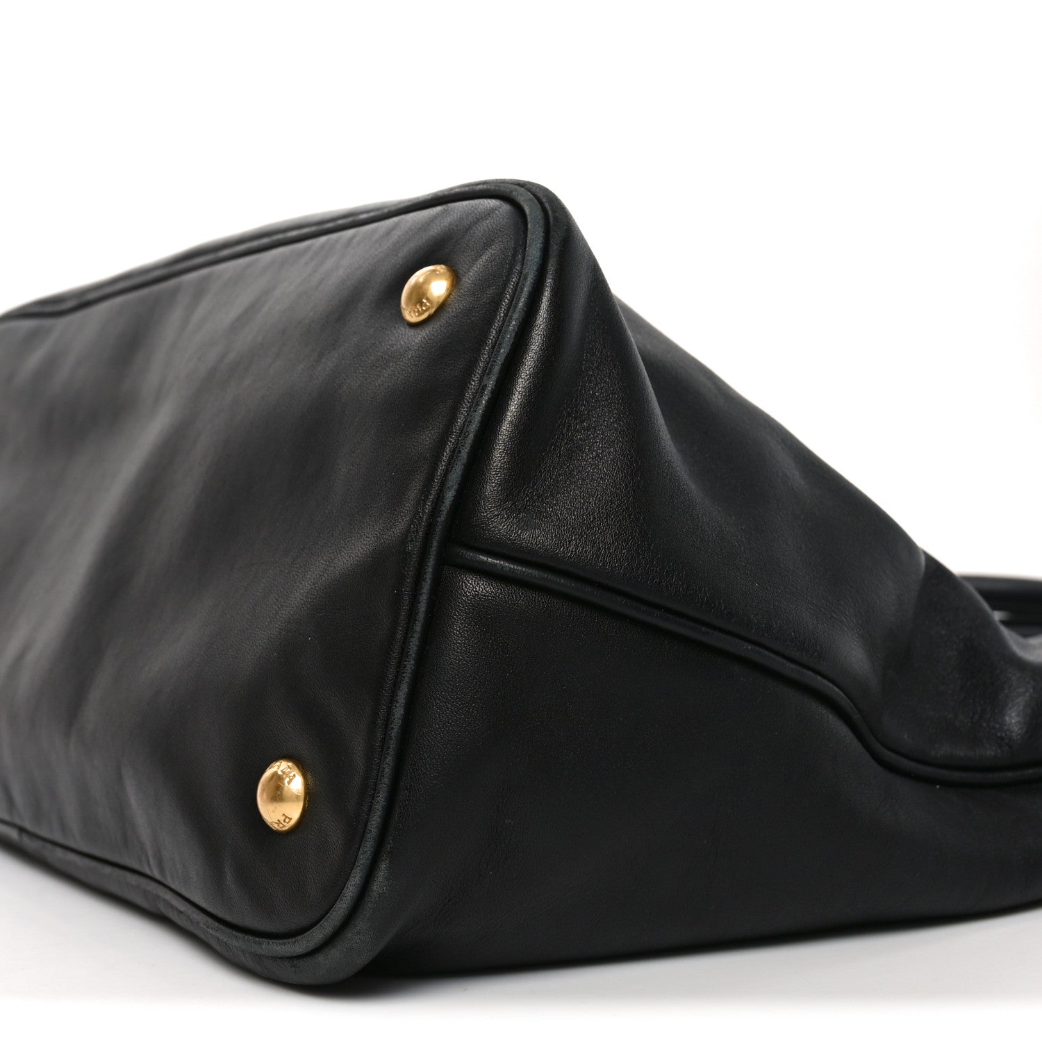 Prada Soft Calfskin Shopping Tote Black 16 of 17