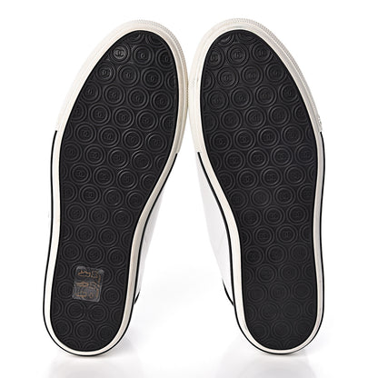Chanel Calfskin Suede CC Sneakers 36.5 White Black 8 of 8