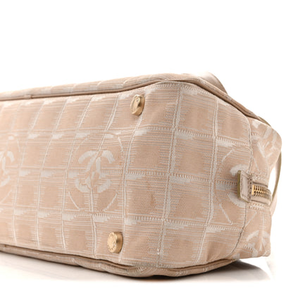 Chanel Nylon Travel Bowler Beige 11 of 17
