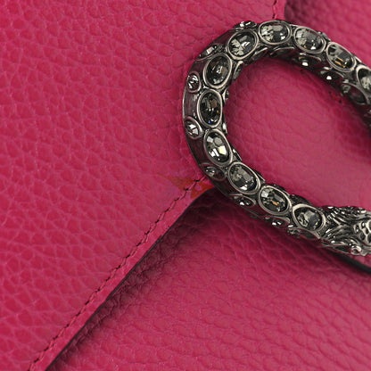 Gucci Dollar Calfskin Crystal Mini Dionysus Chain Wallet Box Pink 12 of 12