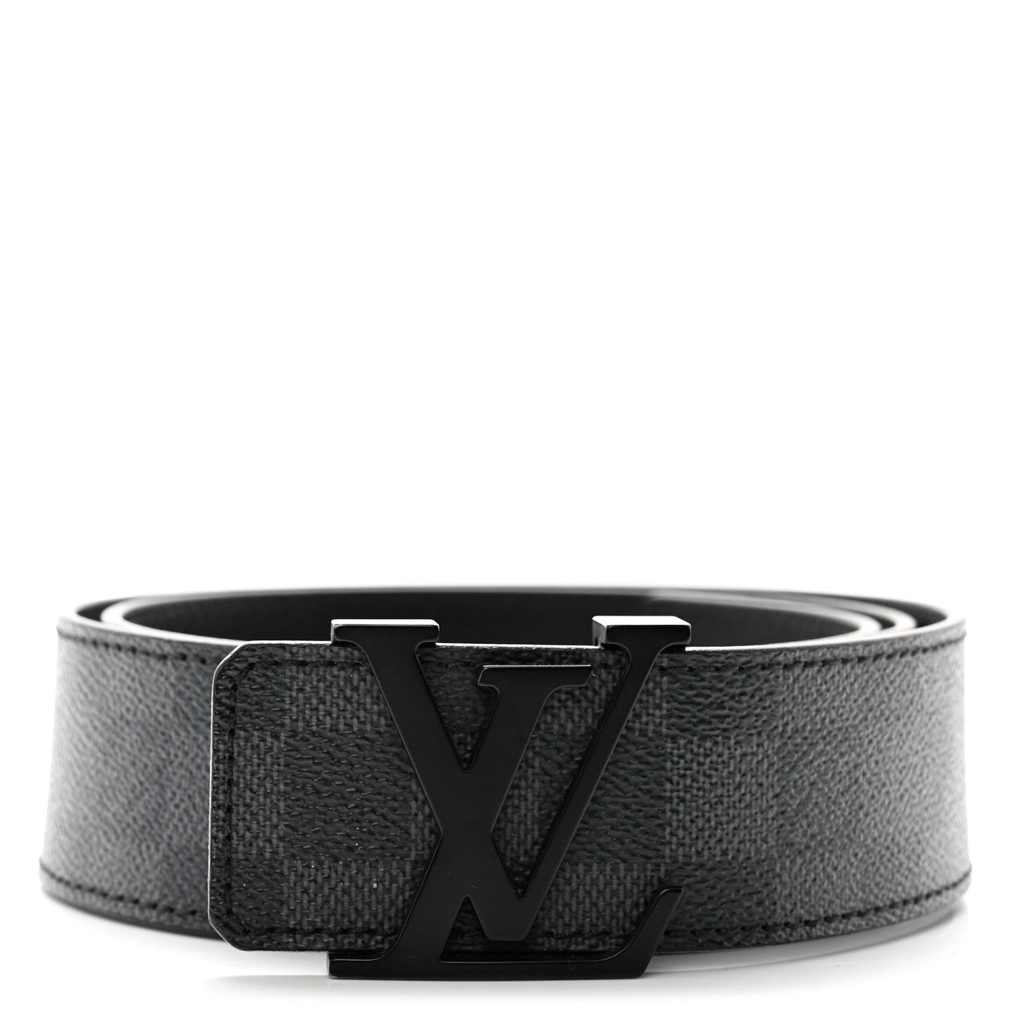 Damier Graphite 40mm LV Initiales Belt 85 34