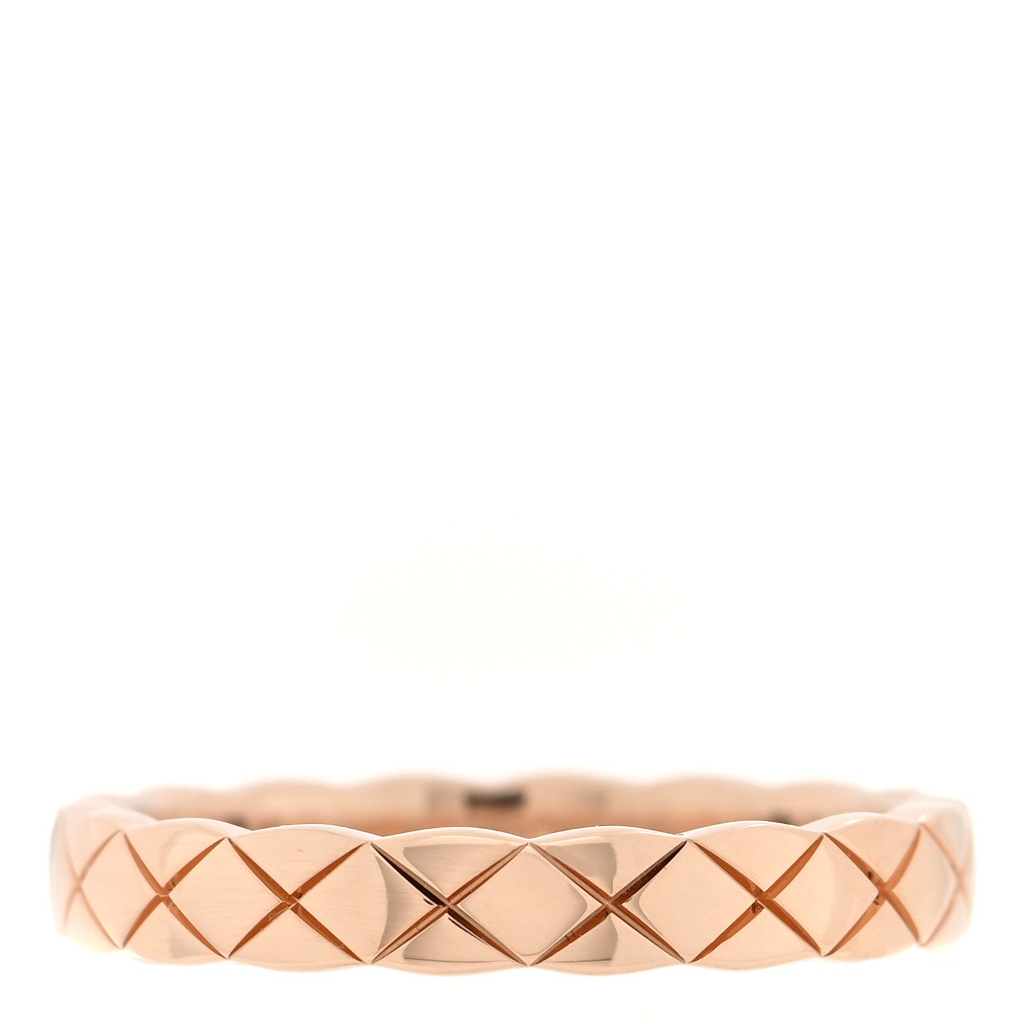 Chanel 18K Beige Gold Mini Coco Crush Ring 52 6 1 of 5