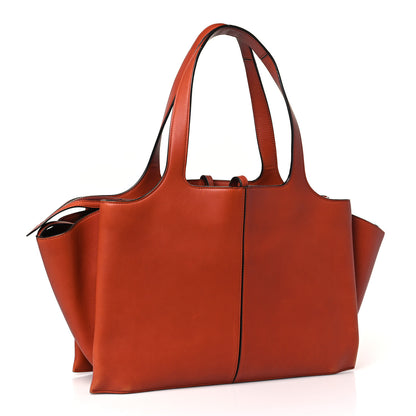 Celine Calfskin Medium Tri-Fold Bag Brick 3 of 9