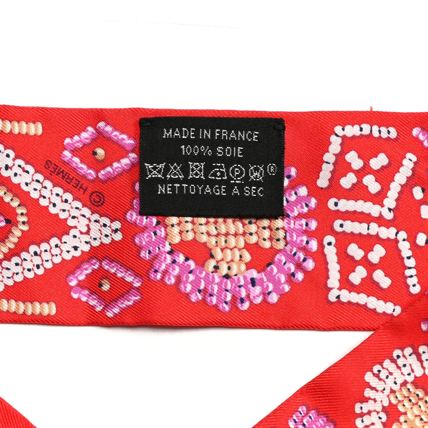 Silk Kelly En Perles Twilly Vermillon Parme