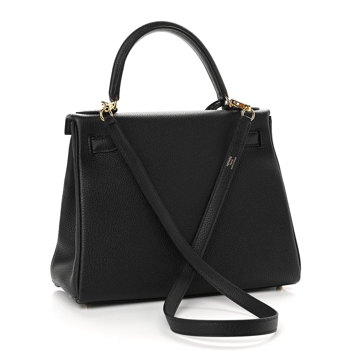 Hermes Togo Kelly Retourne 28 Black 2 of 8