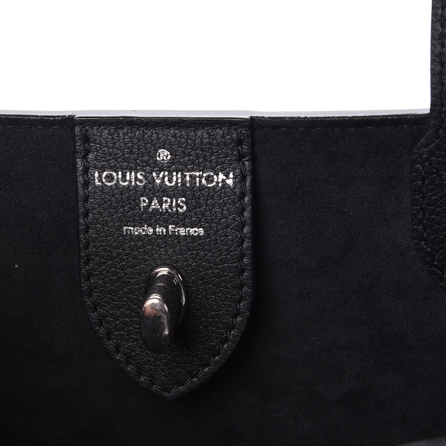 Louis Vuitton Calfskin Lockme Cabas Black 6 of 8