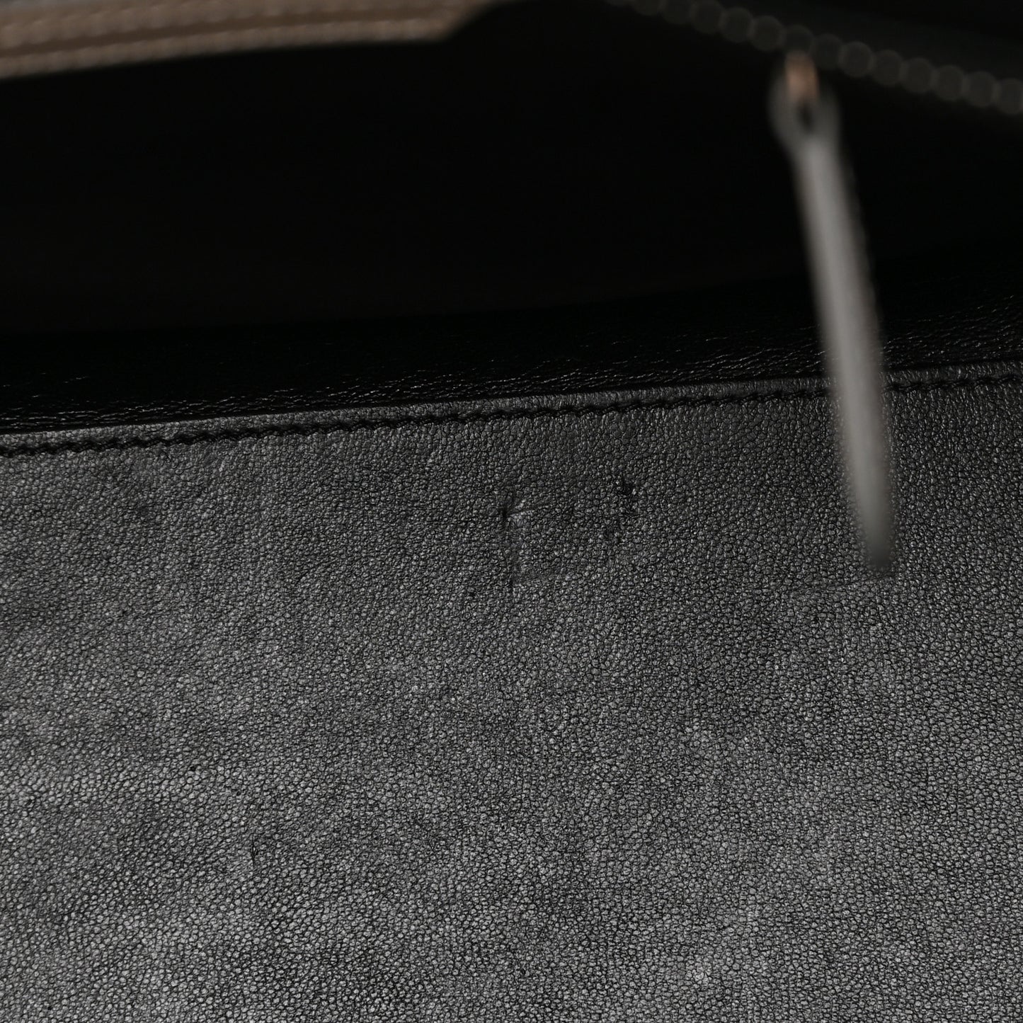 Shiny Smooth Calfskin Micro Tri-Color Luggage Quartz