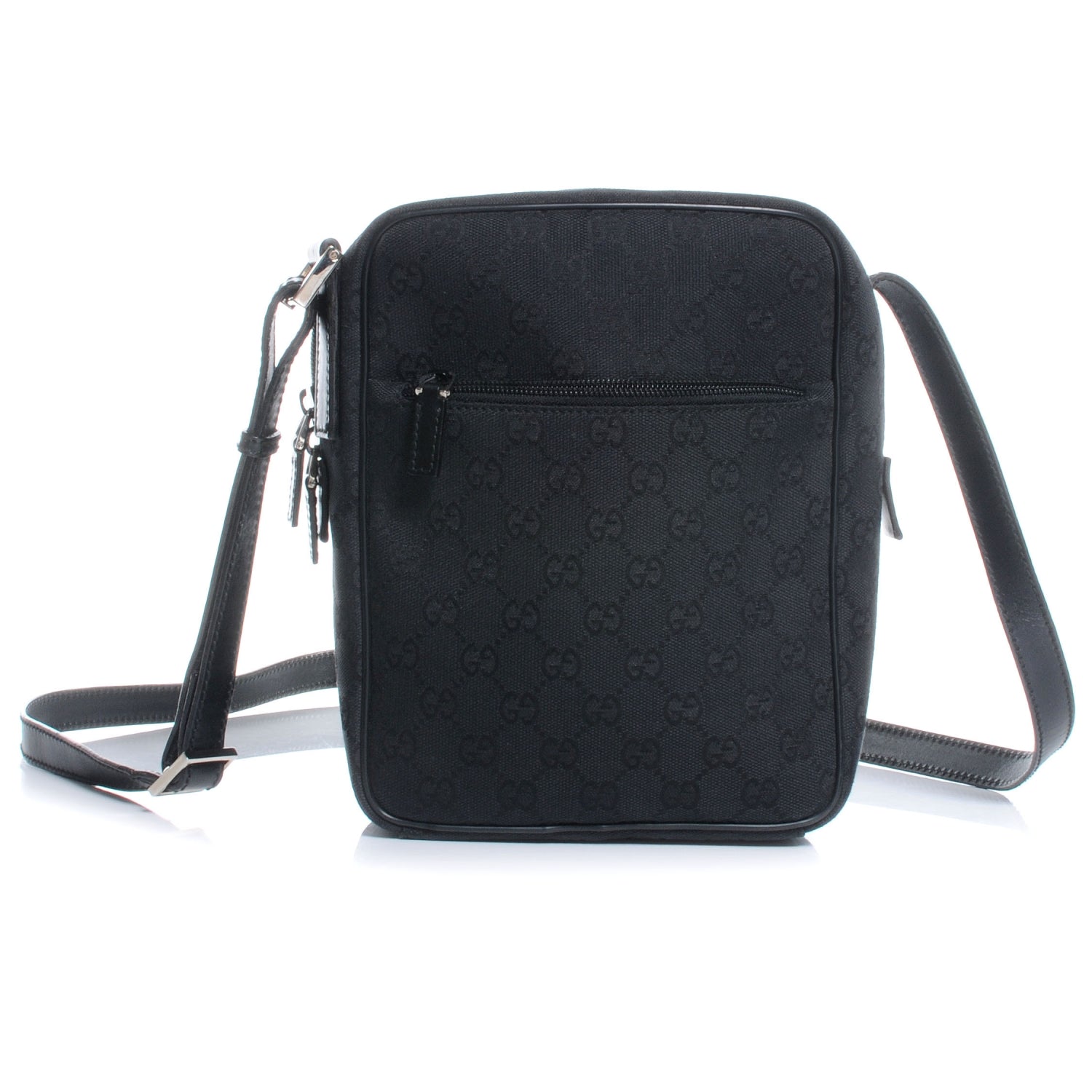 Gucci Monogram GG Flight Small Crossbody Bag Black 1 of 7
