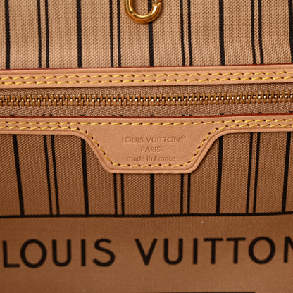 Louis Vuitton Monogram Stamped Inside Out Neverfull Bandouliere GM Beige 6 of 9