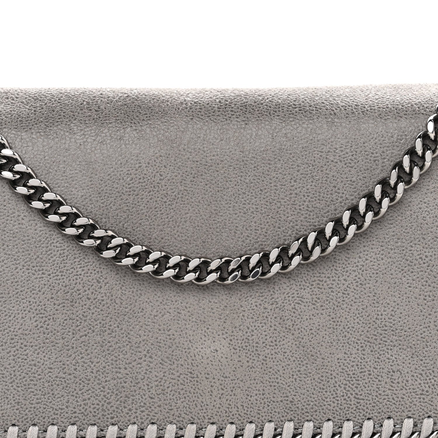 Stella McCartney Shaggy Deer Falabella Crossbody Bag Light Grey 9 of 10