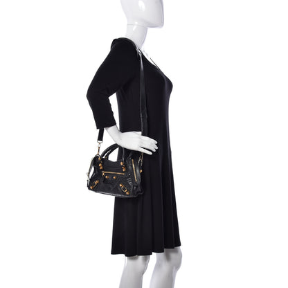 Balenciaga Agneau Giant 12 Gold Hardware Mini City Black 2 of 20