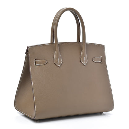 Hermes Epsom Birkin Sellier 30 Etoupe 3 of 9