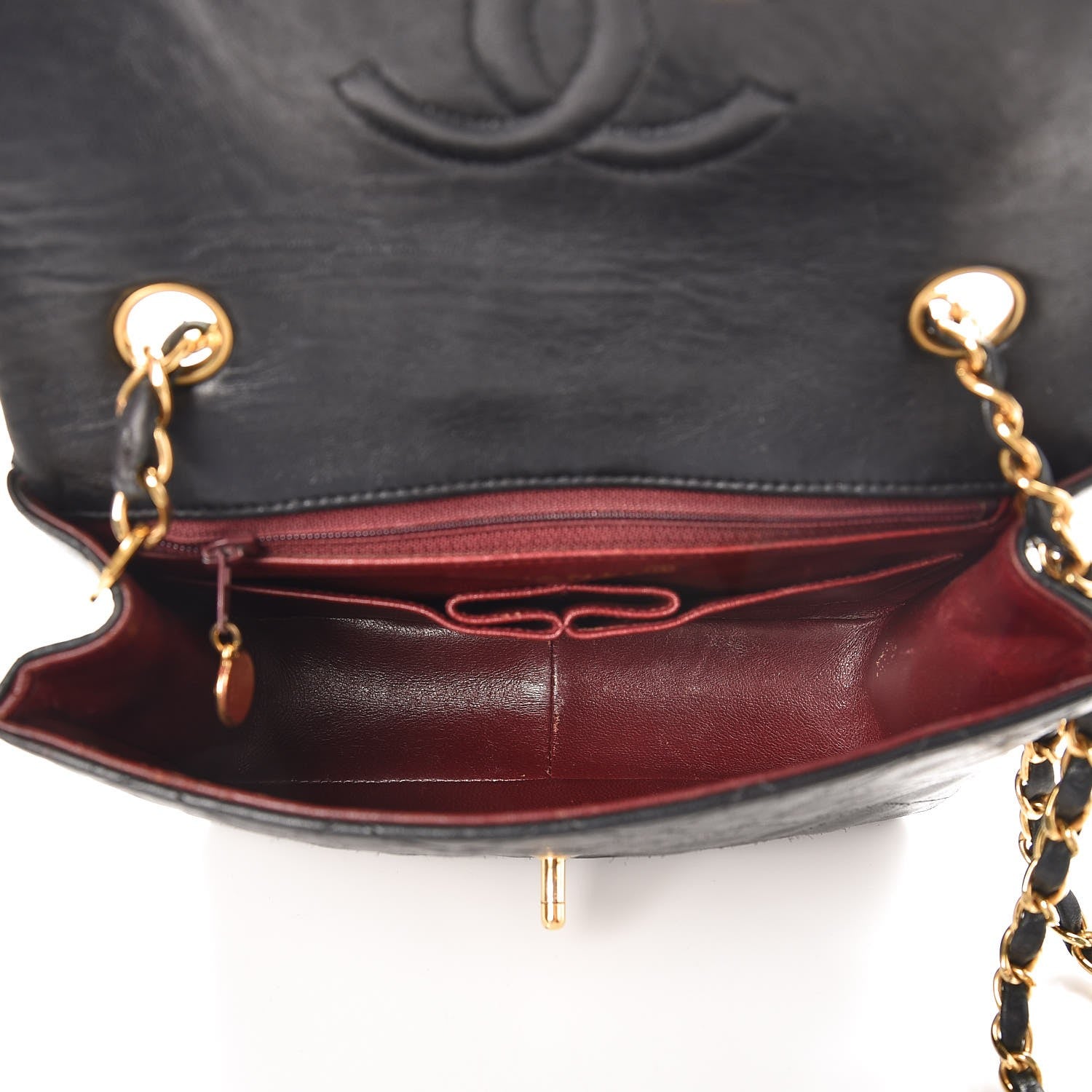 Chanel Lambskin Quilted Small Single Flap Black 5 of 12