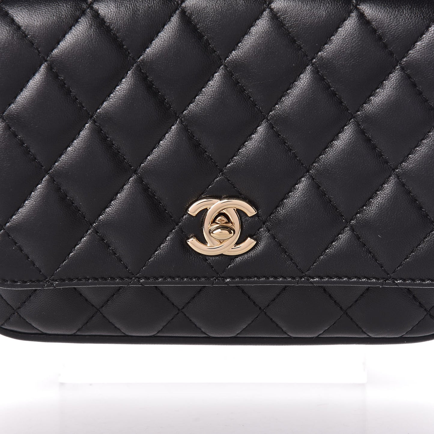 Lambskin Quilted Side Packs Black