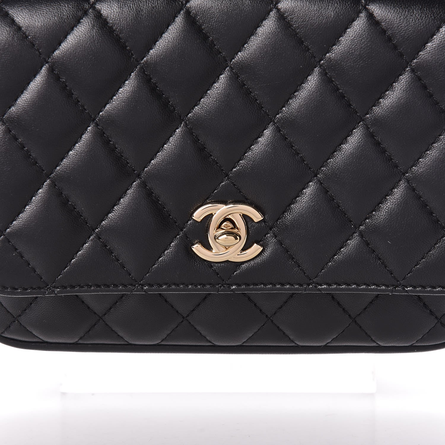 Chanel Lambskin Quilted Side Packs Black 11 of 11