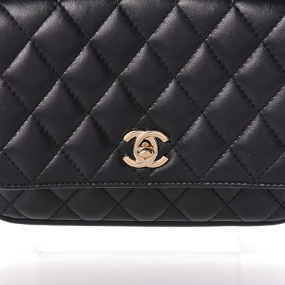 Chanel Lambskin Quilted Side Packs Black 11 of 11