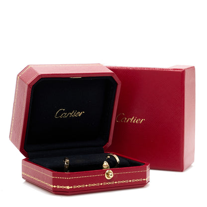 Cartier 18K Yellow Gold Small LOVE Hoop Earrings 6 of 6