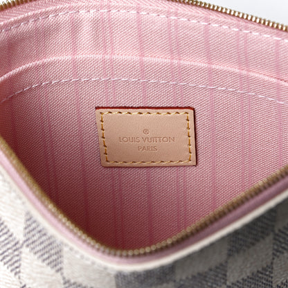 Louis Vuitton Damier Azur Neo Neverfull MM Rose Ballerine 6 of 12