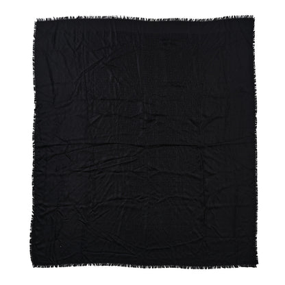 Fendi Silk Wool FF Shawl Black 1 of 3