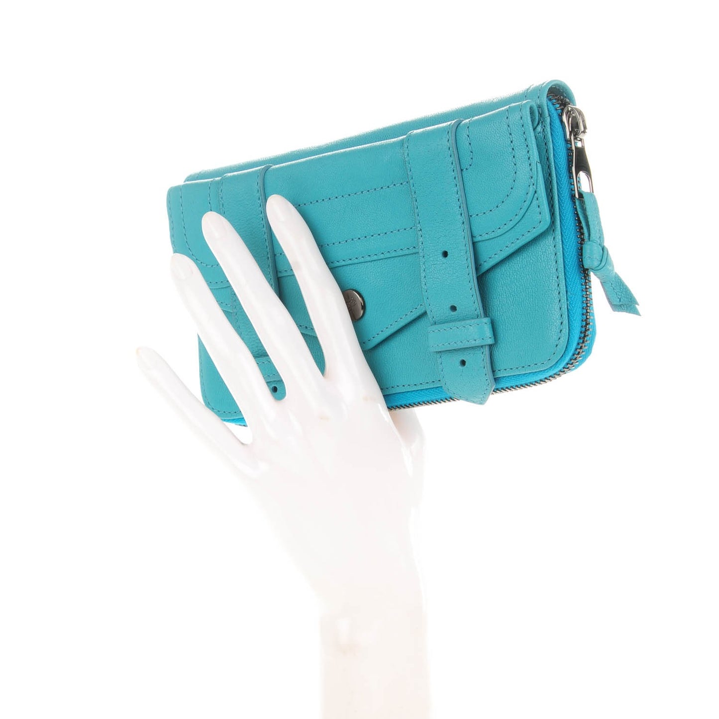Lambskin PS1 Large Zip Around Wallet Oahu