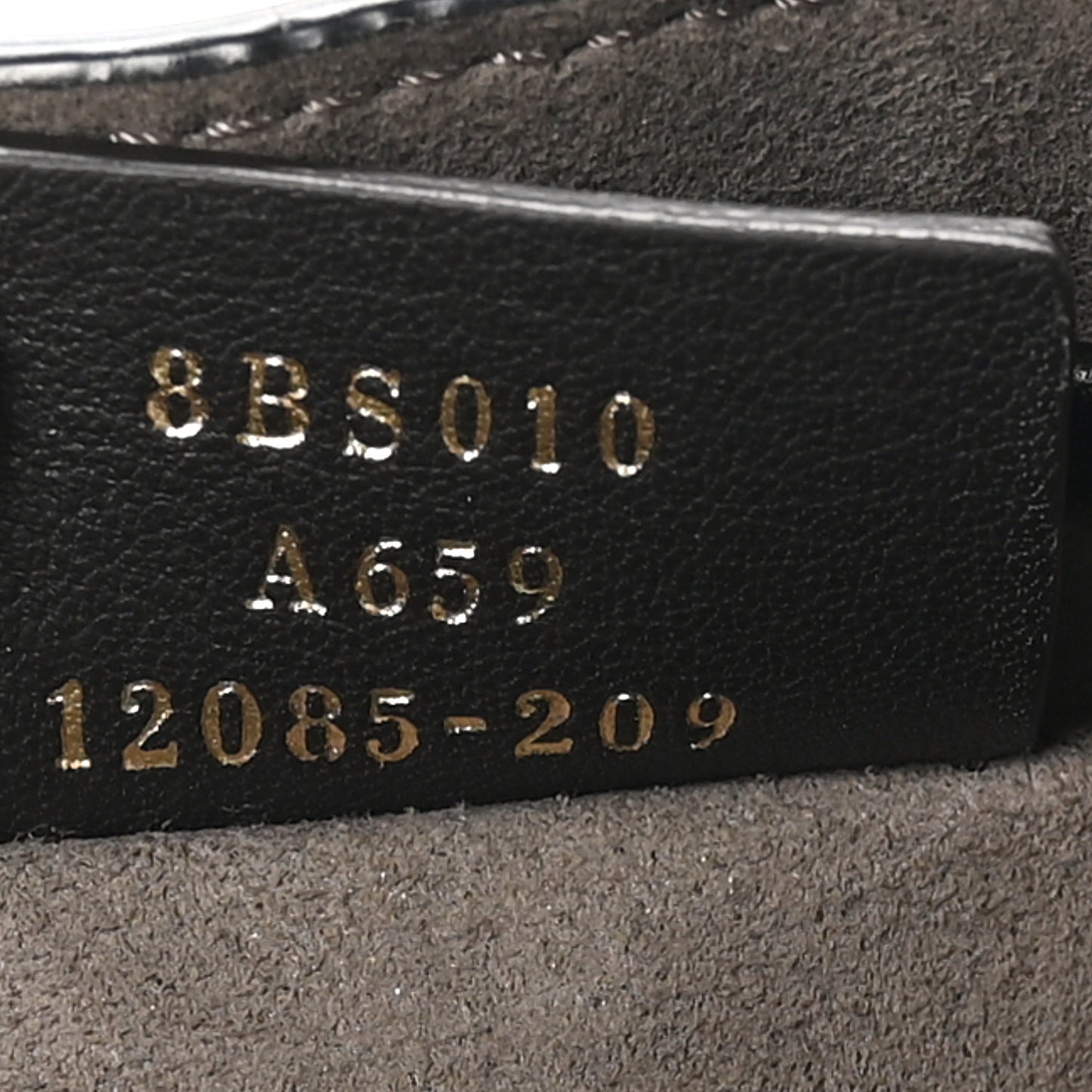 Vitello Liberty F is Fendi Bi-Color FF 1974 Embossed Mini Mon Tresor Bucket Bag Maya Black